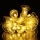 LED Christmas chain 20xLED/3xAA/warm white 2,2m bells
