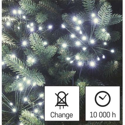 LED Christmas chain 300xLED/8,2m cool white