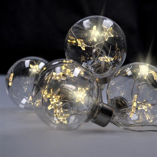 LED Christmas chain 30xLED 2,5m warm white