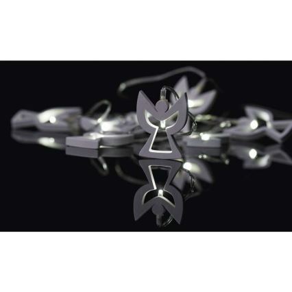 LED Christmas chain CHAIN 10xLED/2xAA 1,85m warm white