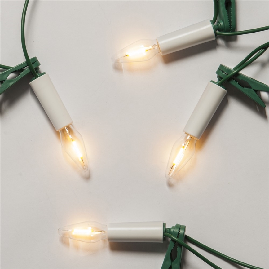 LED Christmas chain FELICIA FILAMENT 10,5 m LED/0,2W/230V/14V