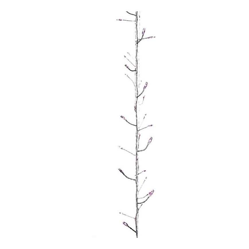 LED Christmas chain indoor NANO 100xLED 2,9m pink