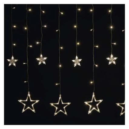 LED Christmas curtain 115 LEDs / 1.35 W 6.85 x 1.05 m warm white