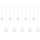 LED Christmas Curtain 60xLED/1,35W 635x50 cm Cool White