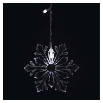 LED Christmas Curtain 60xLED/1,35W 635x50 cm Cool White