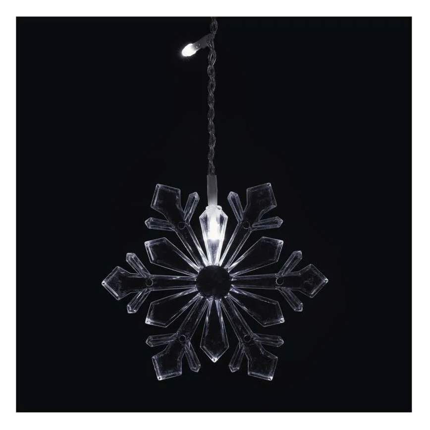 LED Christmas Curtain 60xLED/1,35W 635x50 cm Cool White
