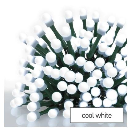 LED Christmas Curtain 60xLED/1,35W 635x50 cm Cool White