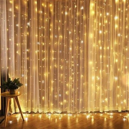 LED Christmas Curtain LED/3xAA
