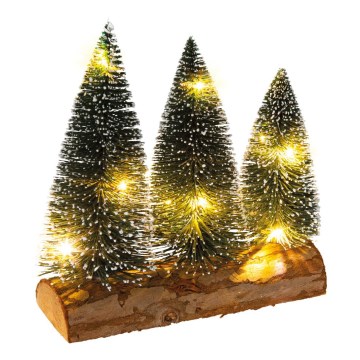 LED Christmas decoration 10xLED/2xCR2032 warm white
