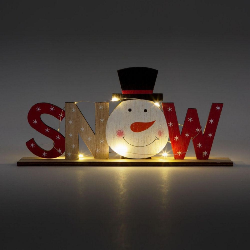 LED Christmas decoration 10xLED/3xLR44