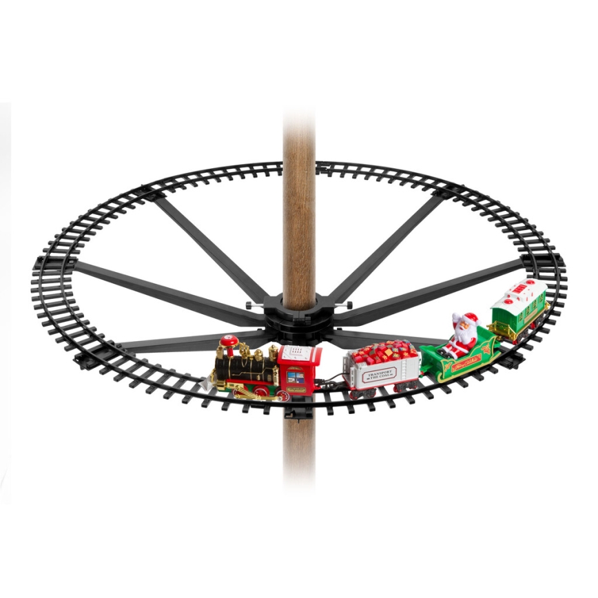 LED Christmas decoration 10xLED/4xAA train