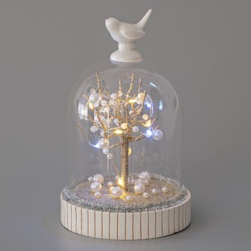 LED Christmas decoration 12xLED/3xAAA warm white