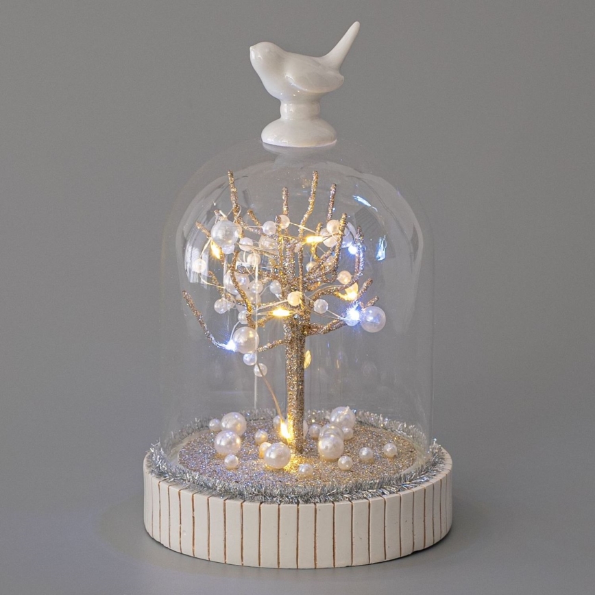 LED Christmas decoration 12xLED/3xAAA warm white