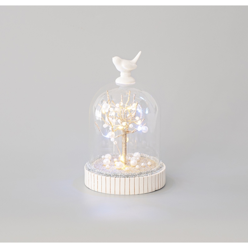 LED Christmas decoration 12xLED/3xAAA warm white