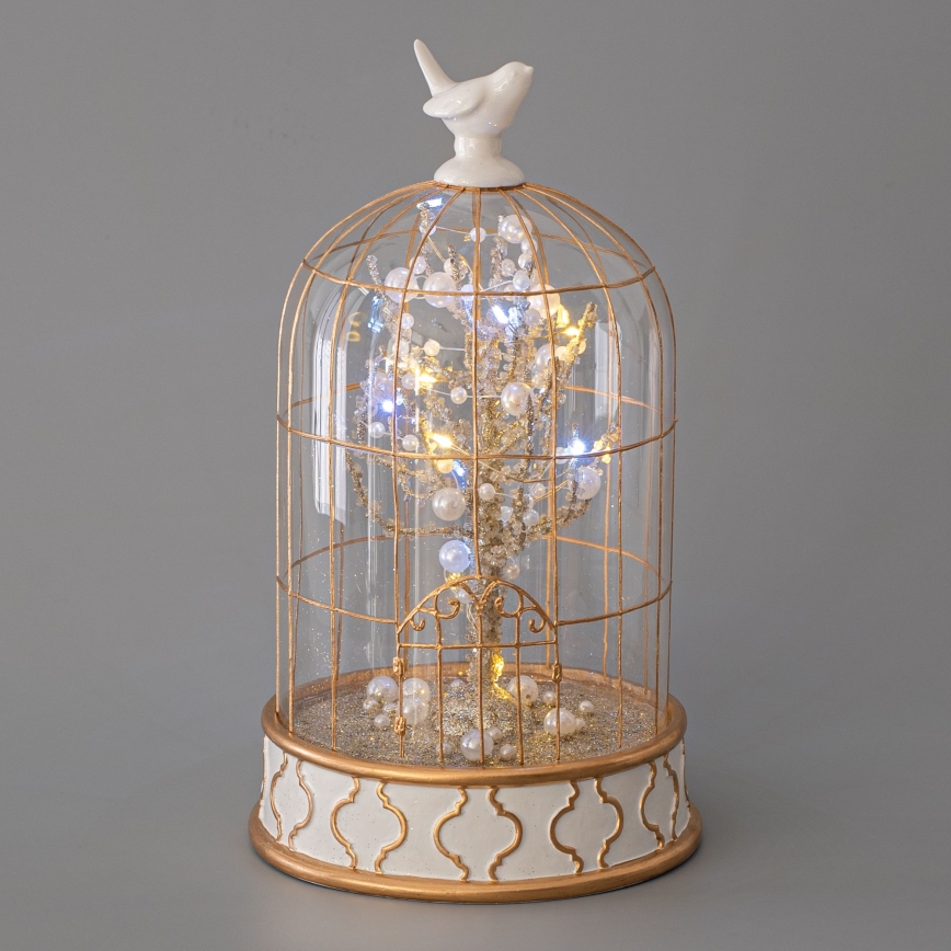 LED Christmas decoration 12xLED/3xAAA warm white