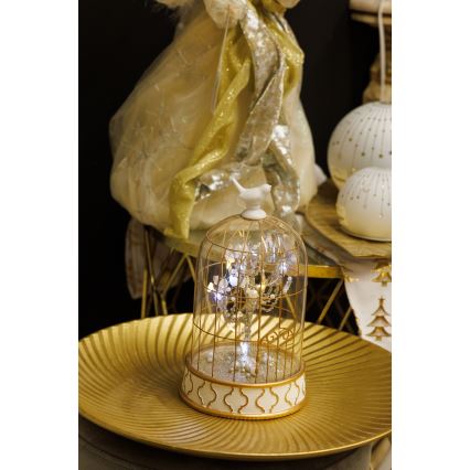 LED Christmas decoration 12xLED/3xAAA warm white