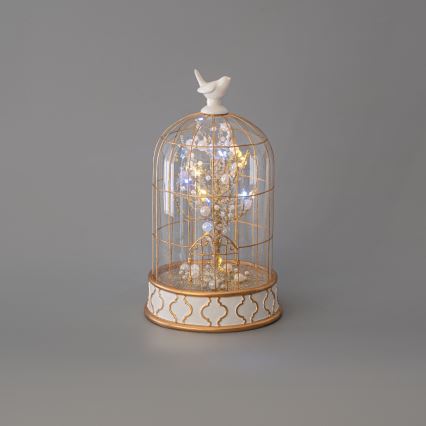 LED Christmas decoration 12xLED/3xAAA warm white