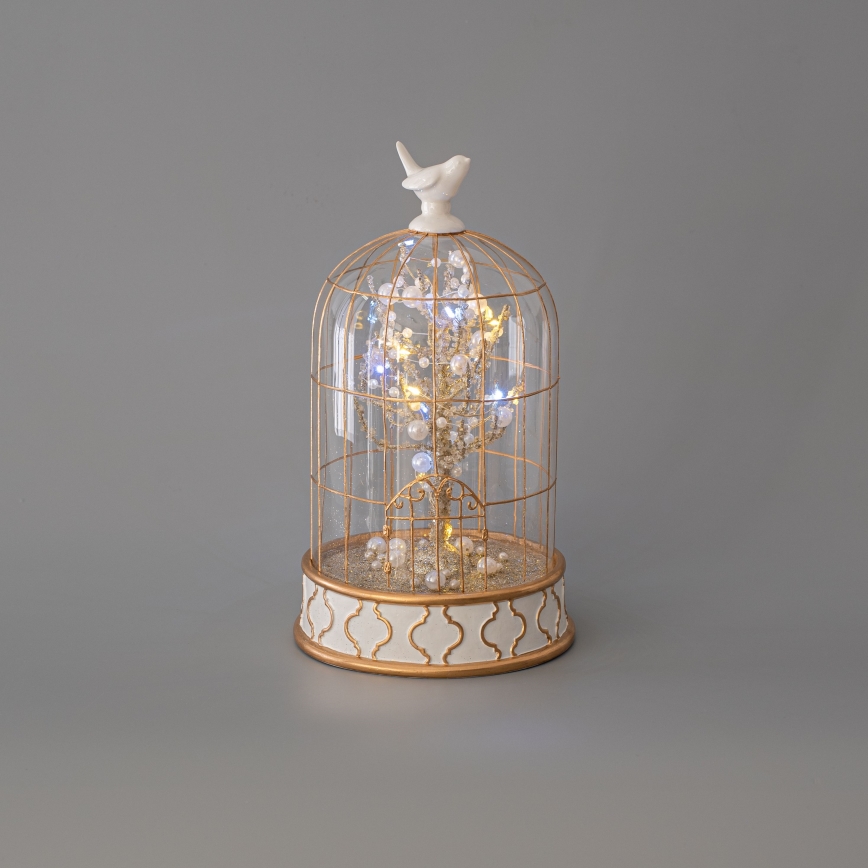 LED Christmas decoration 12xLED/3xAAA warm white