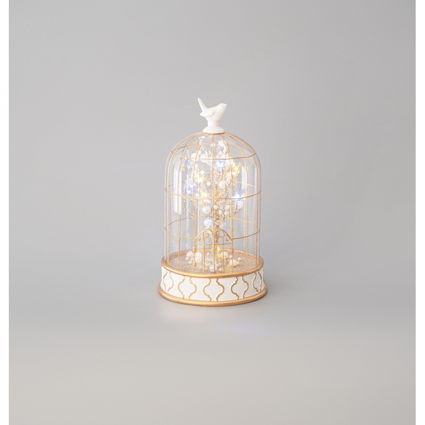 LED Christmas decoration 12xLED/3xAAA warm white