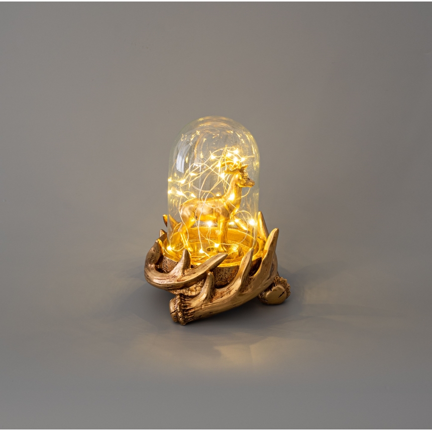 LED Christmas decoration 12xLED/3xAAA warm white