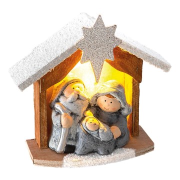 LED Christmas decoration 1xLED/2xLR44 warm white