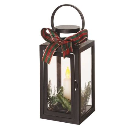 LED Christmas decoration 1xLED/3xAAA black