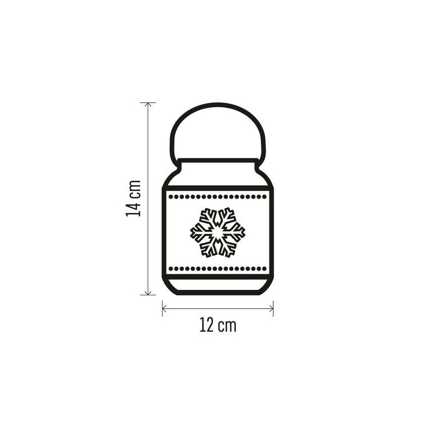LED Christmas decoration 1xLED/3xAAA white