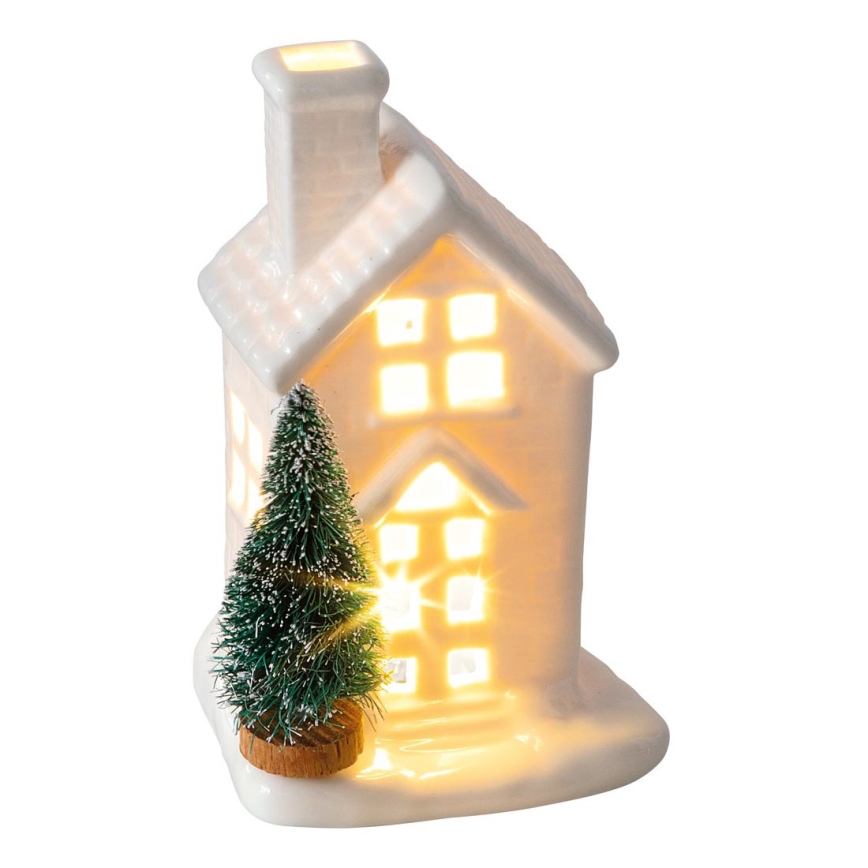 LED Christmas decoration 1xLED/3xLR44 warm white