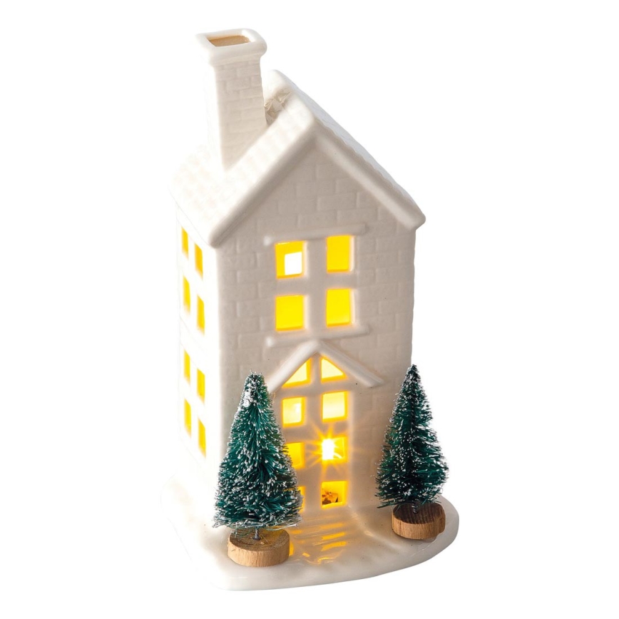 LED Christmas decoration 1xLED/3xLR44 warm white