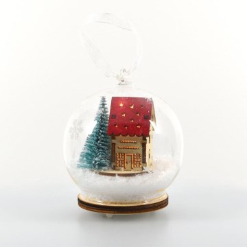 LED Christmas decoration 1xLED/3xLR44 warm white