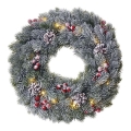 LED Christmas decoration 20xLED/2xAA d. 38 cm