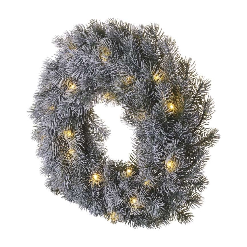 LED Christmas decoration 20xLED/2xAA d. 40 cm