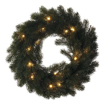 LED Christmas decoration 20xLED/2xAA d. 40 cm