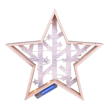 LED Christmas decoration 20xLED/2xAA