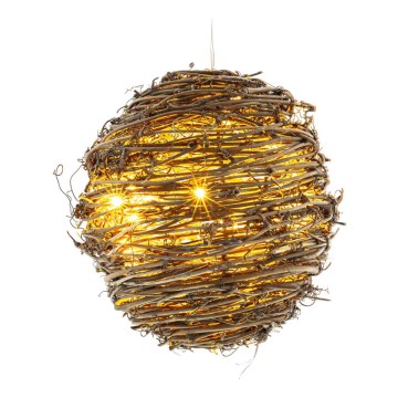 LED Christmas decoration 20xLED/3xAA warm white