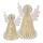 LED Christmas Decoration 20xLED/6xAA Angels