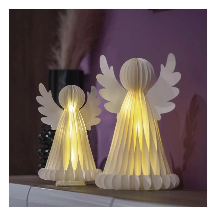 LED Christmas Decoration 20xLED/6xAA Angels
