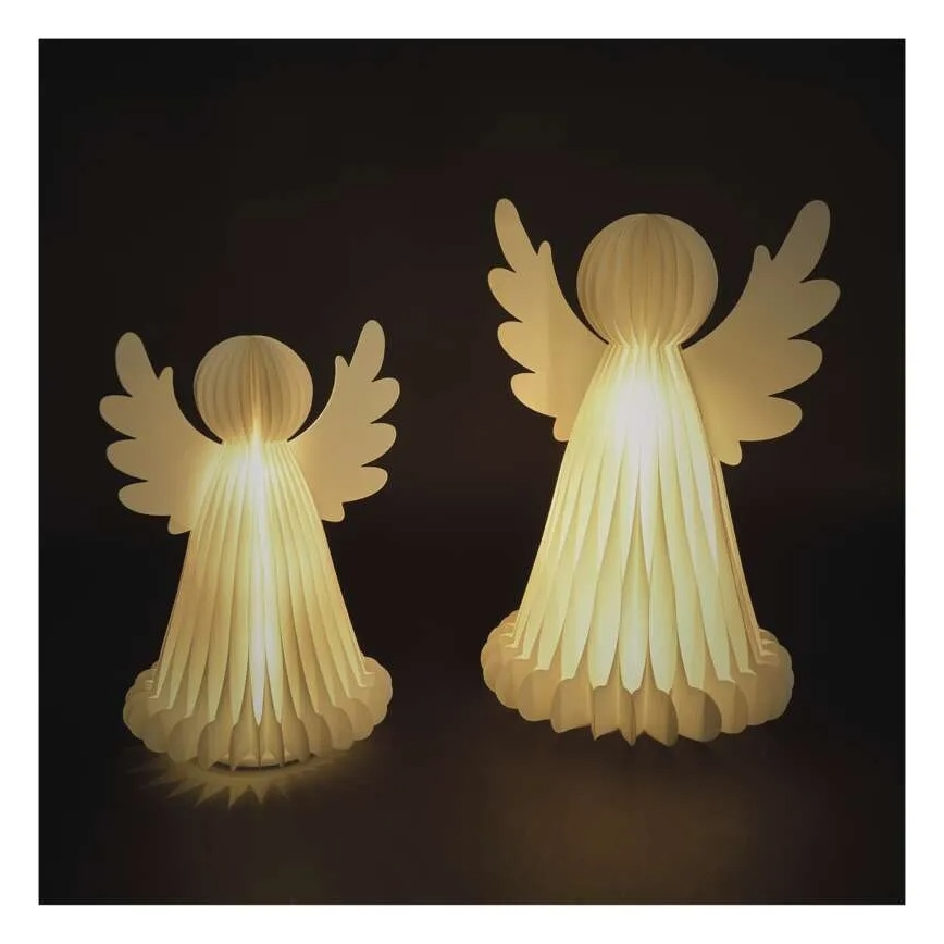 LED Christmas Decoration 20xLED/6xAA Angels