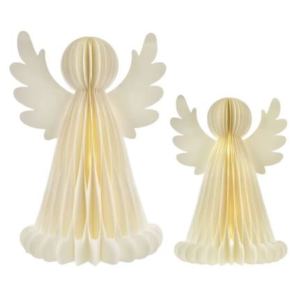 LED Christmas Decoration 20xLED/6xAA Angels