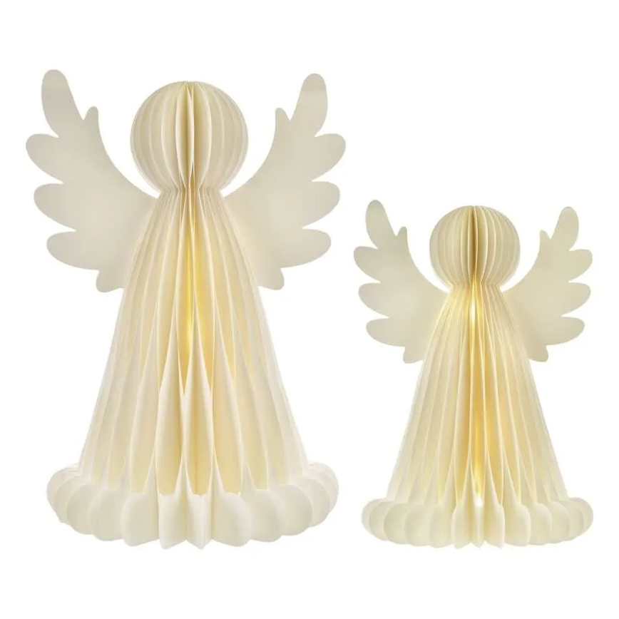 LED Christmas Decoration 20xLED/6xAA Angels