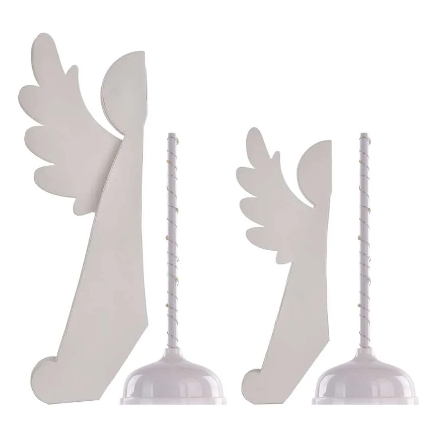 LED Christmas Decoration 20xLED/6xAA Angels