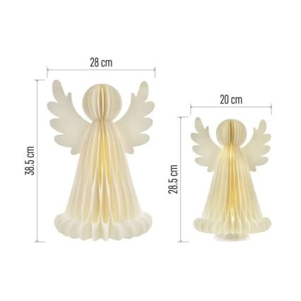 LED Christmas Decoration 20xLED/6xAA Angels