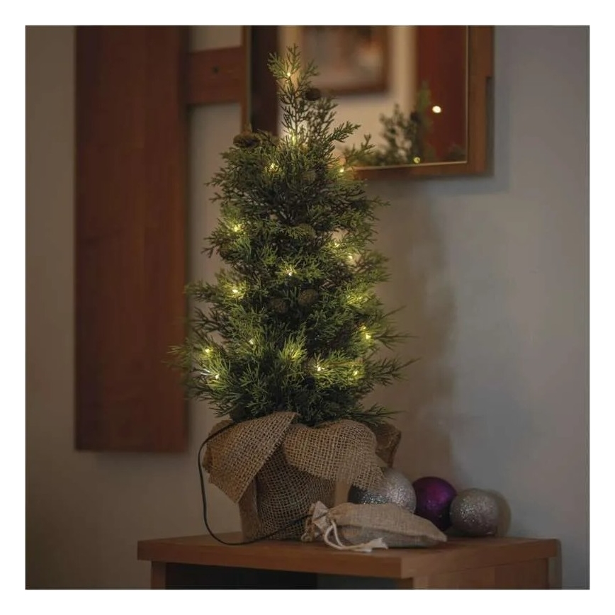 LED Christmas Decoration 30xLED/3xAA IP44