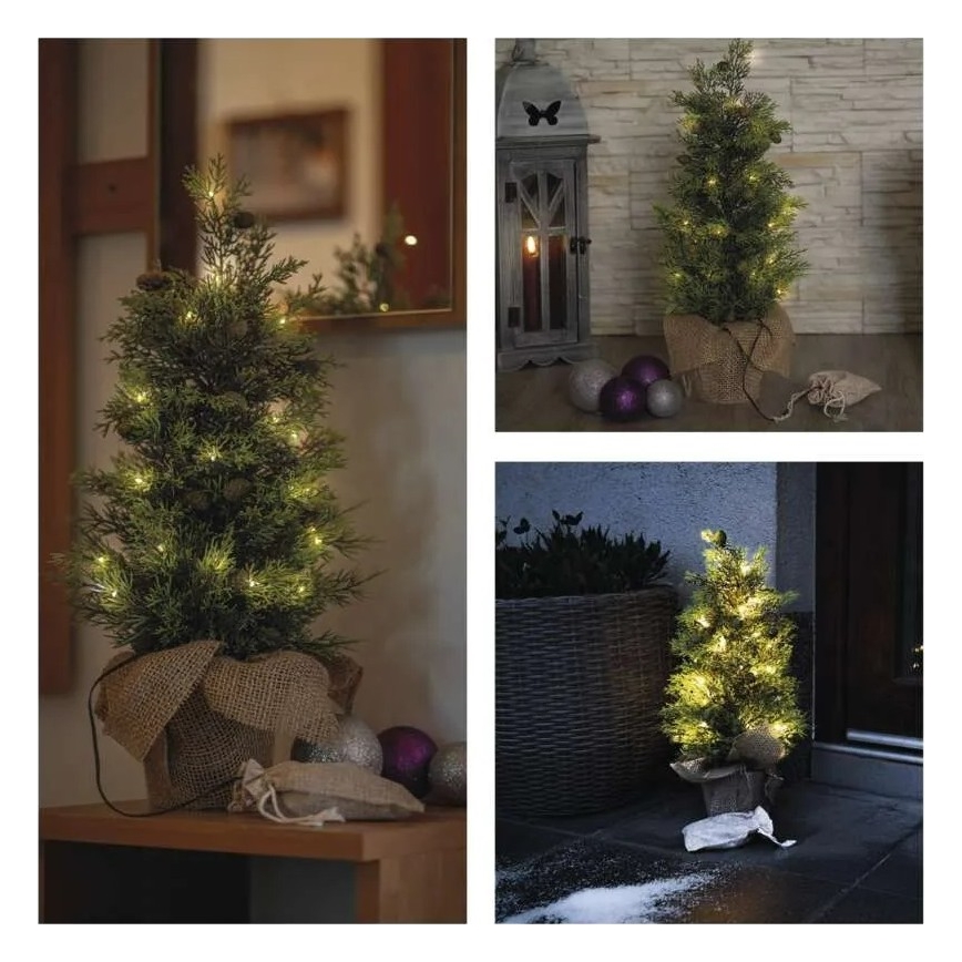 LED Christmas Decoration 30xLED/3xAA IP44