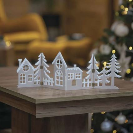 LED Christmas Decoration 40 LEDs / 2×AA Warm White – City