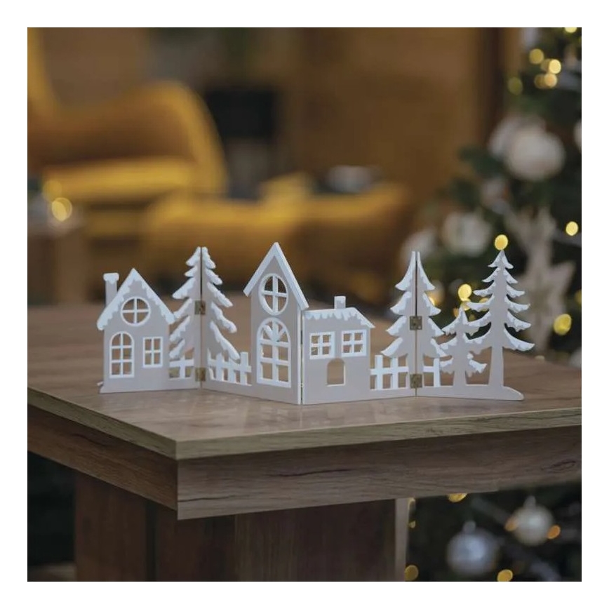 LED Christmas Decoration 40 LEDs / 2×AA Warm White – City