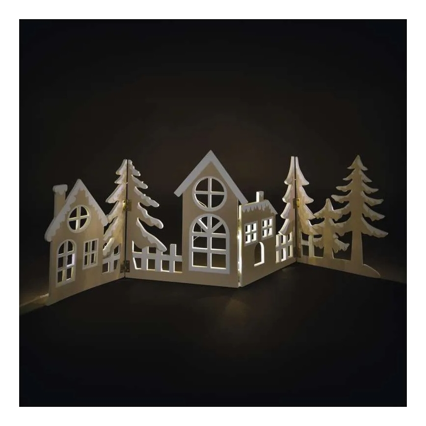 LED Christmas Decoration 40 LEDs / 2×AA Warm White – City
