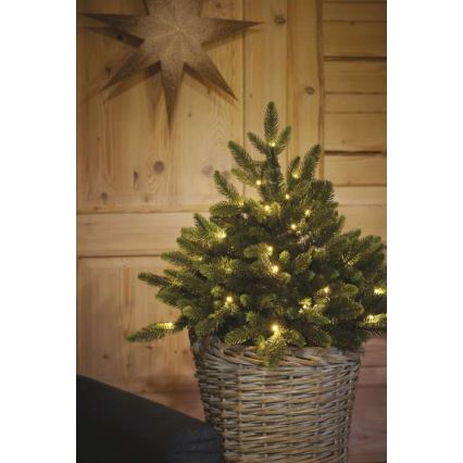 LED Christmas decoration 40xLED/3xAA