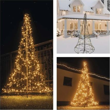 LED Christmas Decoration 480xLED/230V IP44 180 cm
