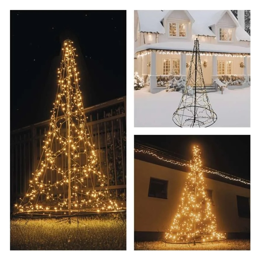 LED Christmas Decoration 480xLED/230V IP44 180 cm